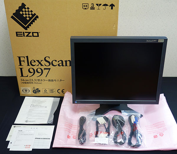 超美品/パネル交換済] EIZO FlexScan L997-BK 純国産の最高峰！(21