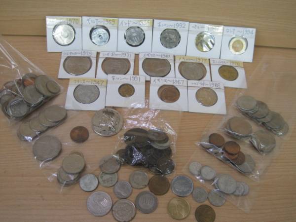 外国銭 お金 硬貨 コイン メダル 大量 151枚 メキシコ/ギリシャ_1