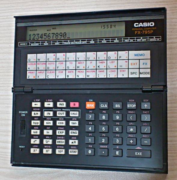 CASIOカシオFX795Pポケコン ポケットコンピュータ 動作 電池新品 