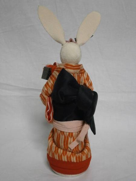 辻村寿三郎 うさぎの嫁入り その3(木目込人形)｜売買された