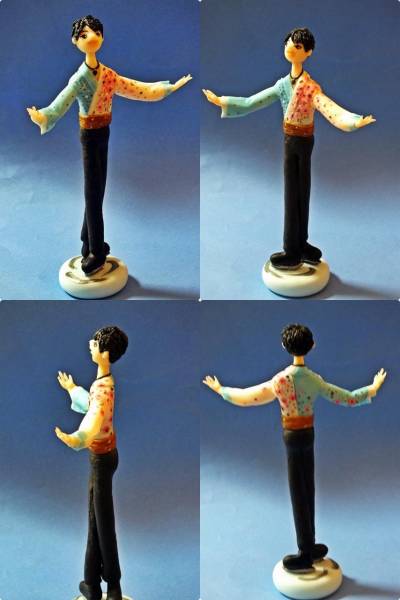 ハンドメイドフィギュアスケート人形 羽生結弦君 花になれ衣装 手作り人形 売買されたオークション情報 Yahooの商品情報をアーカイブ公開 オークファン Aucfan Com