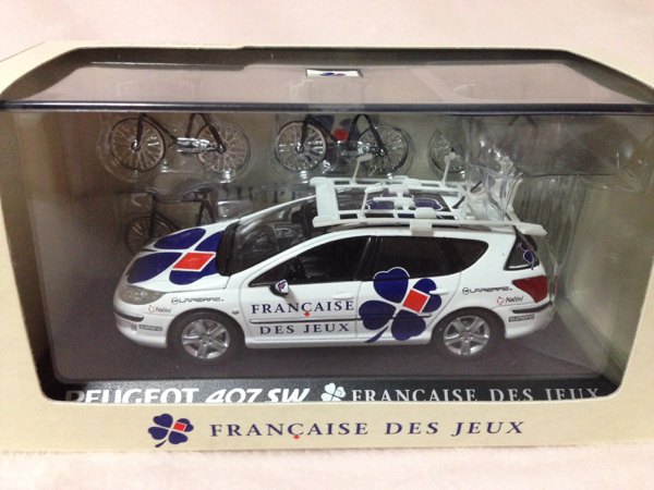 ツール・ド・フランス 1997 FDJサポートカー プジョー407SW 1/43 