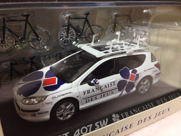 ツール・ド・フランス 1997 FDJサポートカー プジョー407SW 1/43 