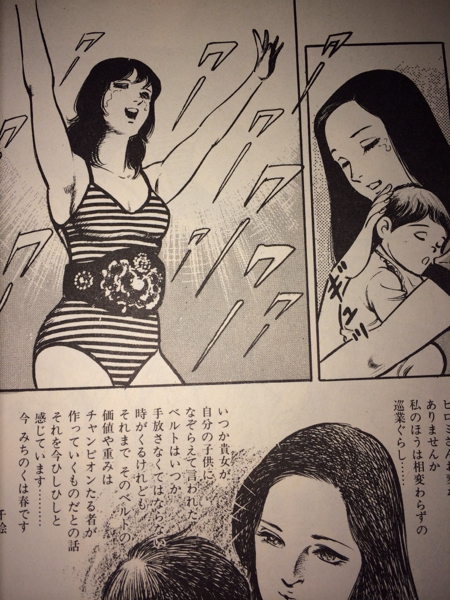 女子プロレス漫画 女子レスラー炎の身上書 レア 女子プロレスの入札