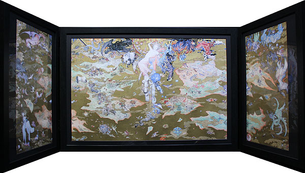◇天野喜孝◇WORLD MAP(S)◇ワールドマップ◇ミクスドメディア