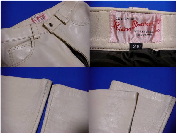 【ホースハイド！馬革】★ブーツカット★十字架★白★クロム★_3