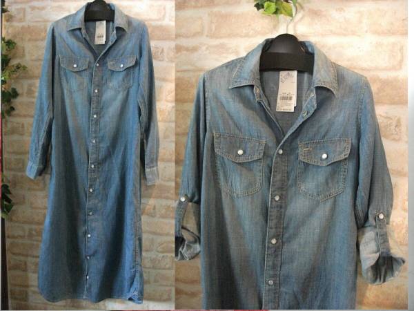 アースミュージック エコロジーマキシ丈デニムワンピースm ワンピース 売買されたオークション情報 Yahooの商品情報をアーカイブ公開 オークファン Aucfan Com