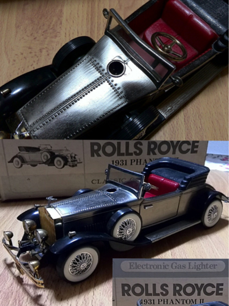 日本製元箱入☆ロールスロイス1931☆ファントムII☆ガスライター(ガス