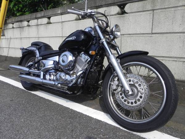 ドラッグスター400 黒 ヤマハ 1996年式 4TR 予備検付き(251cc-400cc