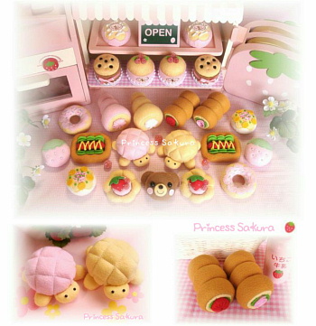 ぷりんせすさくら パン レシピ 型紙 フェルト ままごと 食べ物 売買されたオークション情報 Yahooの商品情報をアーカイブ公開 オークファン Aucfan Com