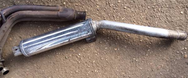CBR250Rサンセイレーシングマフラー 検ジェイドRR mc19(マフラー本体