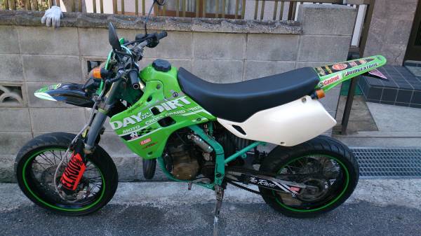 kdx125sr モタード kx125とklx250カスタム外装 Dトラッカー(カワサキ 