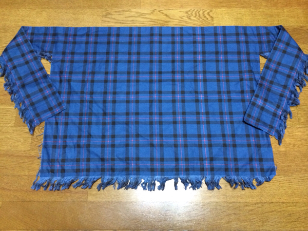 アンダーカバー UNDERCOVER 腰巻 チェックストール オンリー限定