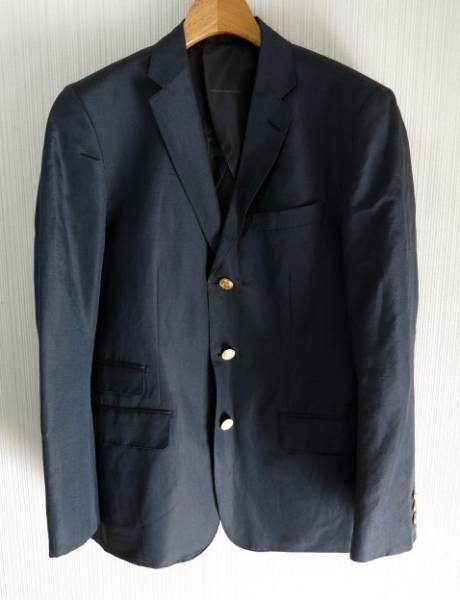 UNIFORM EXPERIMENT 3BUTTON SILK BLAZER JACKET L ジャケット