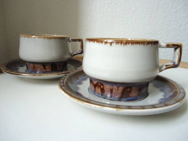 北欧デンマークB&G☆MEXICOティーカップ&ソーサー2客