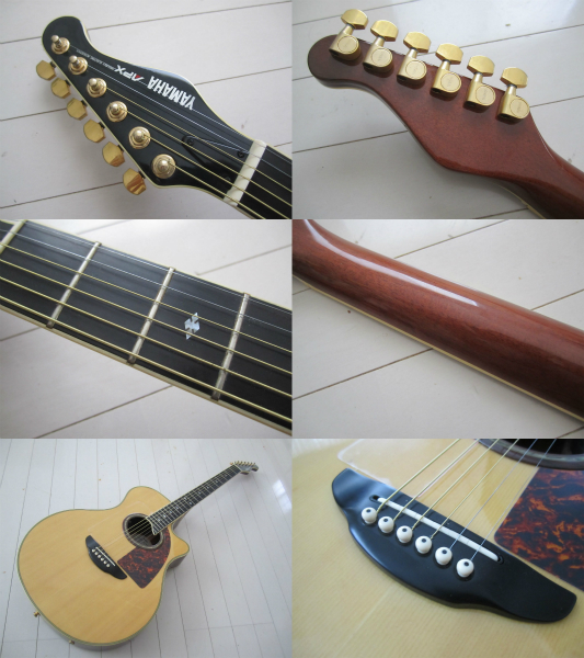 長渕剛仕様【YAMAHA APX-10TS】純正H/C Wピックガード装備(ヤマハ