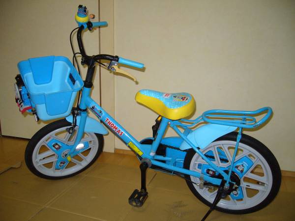 中古 子ども用自転車 16インチ きかんしゃトーマス 水色(16インチ