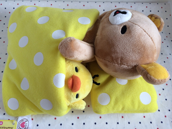 リラックマ キャラバン限定☆あつめてぬいぐるみ ねぐせ☆トリ