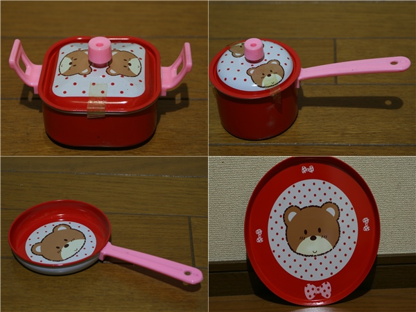 MADE IN JAPAN 昔の玩具 ブリキままごとセット ダイワトーイ(ブリキ