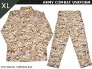 訳あり◆戦闘服/迷彩服XL◆ACUデザート/デジタルピクセルカモBDU