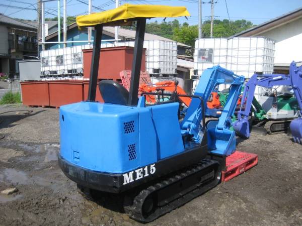 三菱ユンボ ME15 重機 バックホー 建設機械 建機詳細 - 田上商会