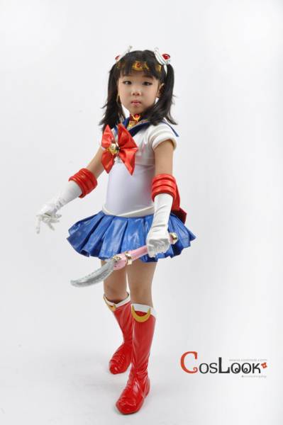 Coslook 14年美少女戦士セーラームーン子供用衣装fullセット コスプレ衣装 売買されたオークション情報 Yahooの商品情報をアーカイブ公開 オークファン Aucfan Com