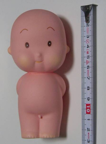 昭和レトロ　キャネロン ◇キャネロン CANELON 男の子 笛付き ソフビ チンチン 人形 13cm 育児