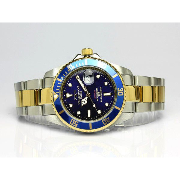 新品定価3.5万円TECHNOSテクノス100M防水腕時計GMTマスターtype_2