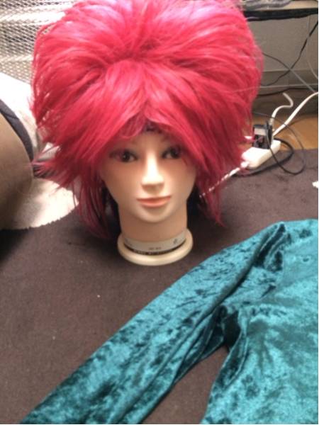 ☆良品hide ダリアツアー衣装 コスプレ ウィッグ付☆(コスプレ衣装