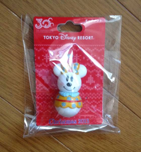 ディズニー クリスマス オーナメント 【ミニーだるま】30周年_1