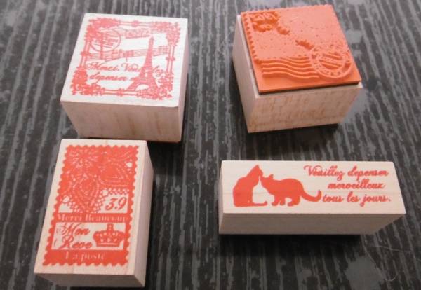 4個セット　スタンプ　年賀状やクリスマスにも_2