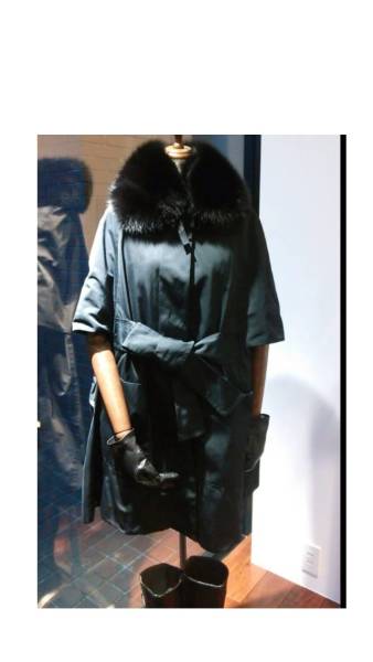 13万 新品 半額 M.Fil ミカコナカムラ フォックスファー付コート