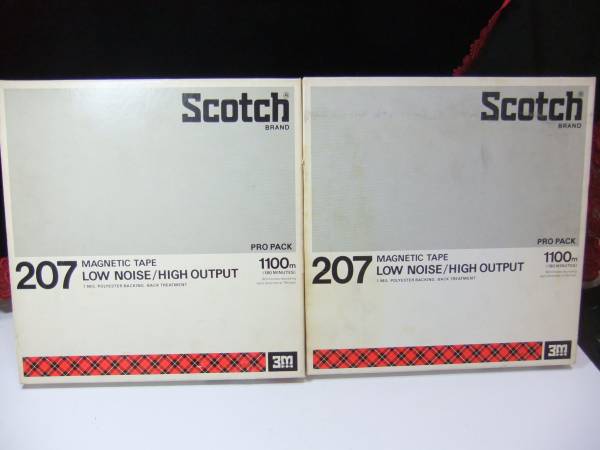 Scotch 207 オープンリールテープ 【2本まとめ販売】 Scotch 207 オープンリールテープ 【2本まとめ販売】