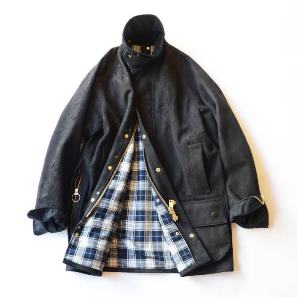 13AW店舗限定 blackmeans × LABRAT スウェードbeaufort Sサイズ(S  