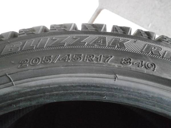 No.4618 ブリヂストン REVO2 205/45R17 中古４本 格安売切り!!_2