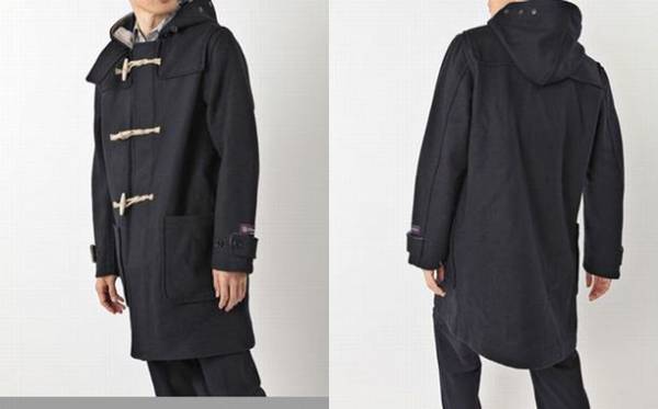 新品タグ付　【BEAMS】ロングダッフルコート NAVY