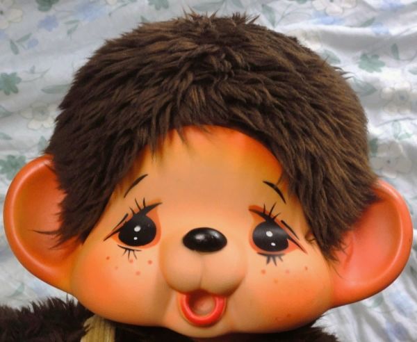 珍品 モンチッチ 1970年代 ぬいぐるみ 身長約57cm 昭和レトロ(人形