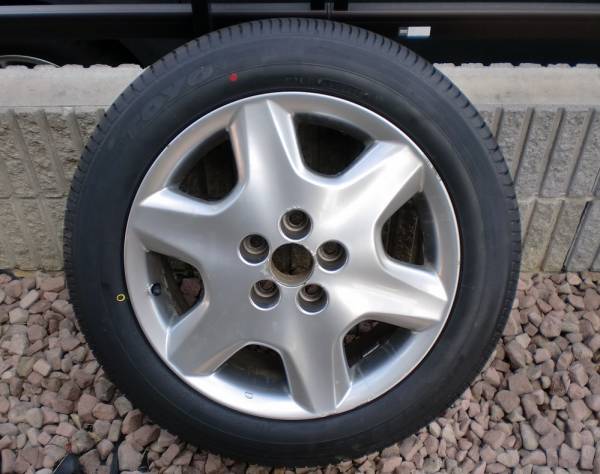 【ビッグキャリパーOK】セルシオ後期純正+未走行215/55 クラウン