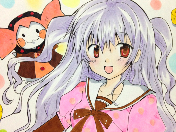 同人 手描きイラスト まどか マギカ 百江なぎさ シャルロッテ 手描きイラスト 売買されたオークション情報 Yahooの商品情報をアーカイブ公開 オークファン Aucfan Com