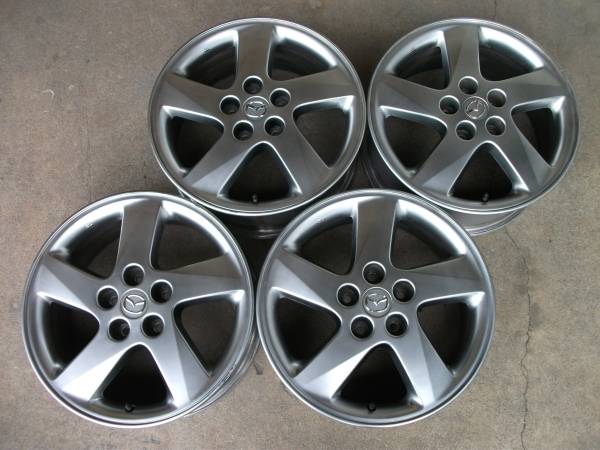 D68　マツダ　MPV純正　7J-17 114.3 +50　4本　アルミ /