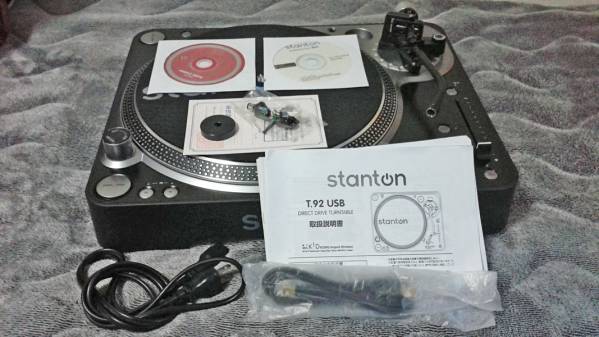 楽器・機材 Stanton T.92 USB ターンテーブル 500.v3付 スタントン