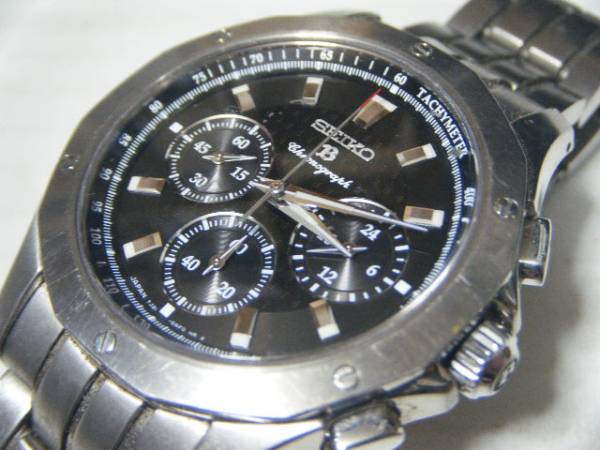 セイコー ブライツ クロノグラフ TITANIUM 7J21-0AC0 中古品(ブライツ 