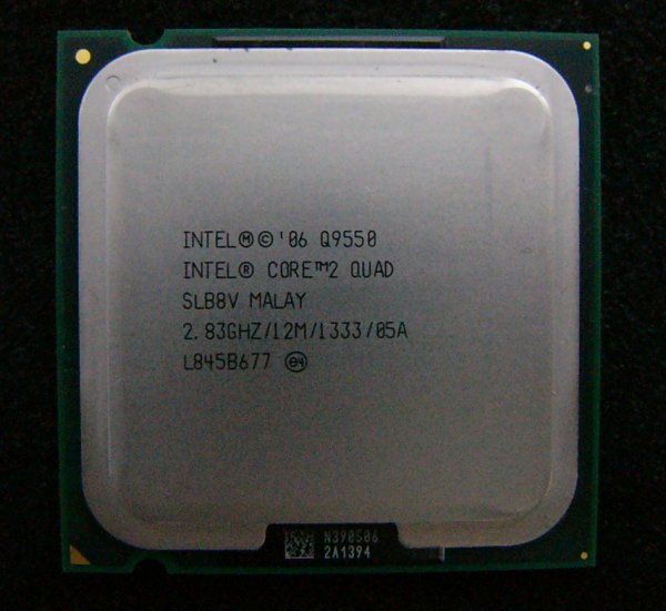 oy0 Core 2 Quad Q9550 2.83GHz 12M/1333 SLB8V LGA775 即決