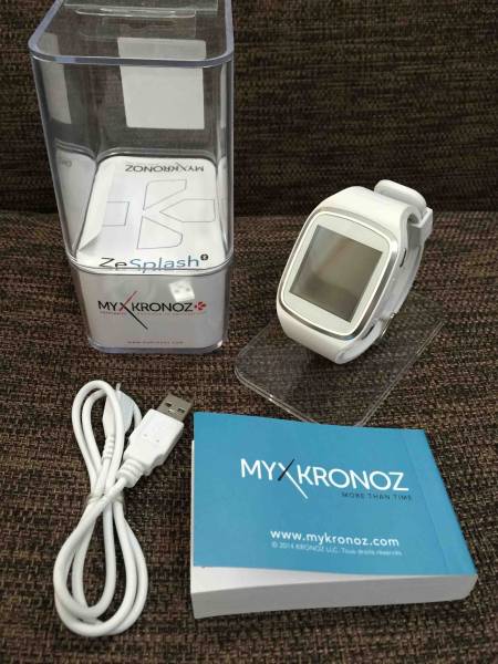 スマートウォッチ（マイクロノス）ZeSplash！ホワイト！