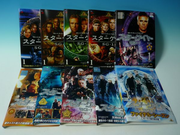 送料無料 DVD/スターゲイト SG-1 全シーズン 全77巻 レンタル版