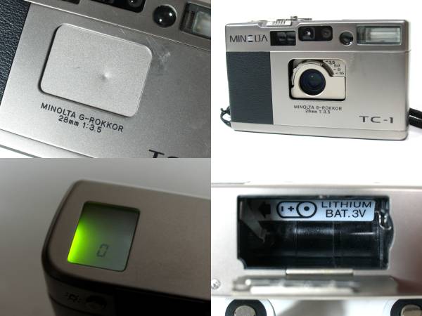 ミノルタ ☆TC-1 高級コンパクト 実写確認済み☆ 中古