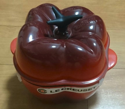 ル・クルーゼ ココット ピーマン チェリーレッド 新品(両手鍋)｜売買