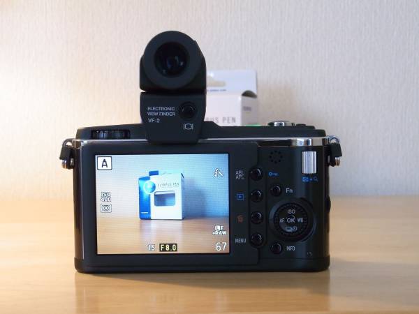 Olympus PEN E-P2 パンケーキレンズ 17mm F2.8 VF-1 VF-2 セット