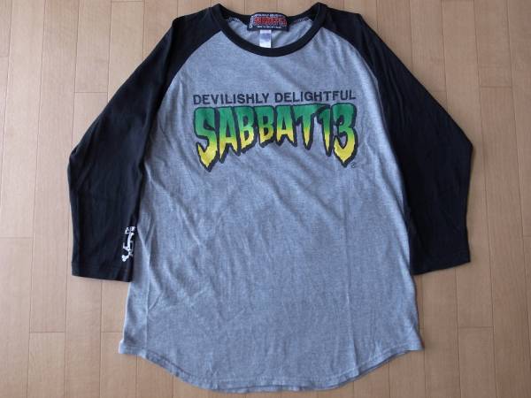 SABBAT13 ラグラン 七分袖 Tシャツ サバト13 細美武士ELLEGARDEN