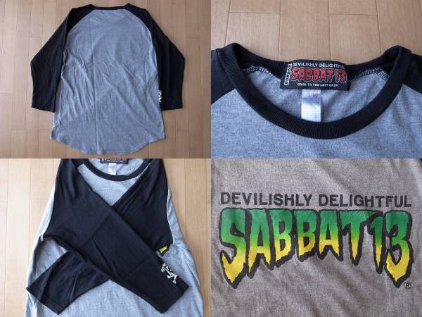 SABBAT13 ラグラン 七分袖 Tシャツ サバト13 細美武士ELLEGARDEN